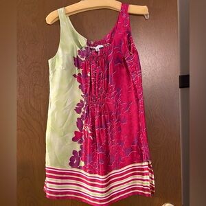 Vibrant Floral Sleeveless Dress